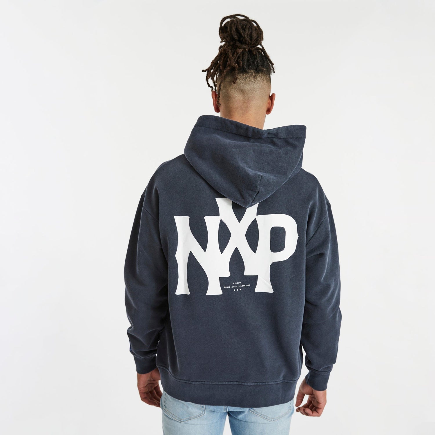 The Bronx Relaxed Hoodie Pigment Captain Blue