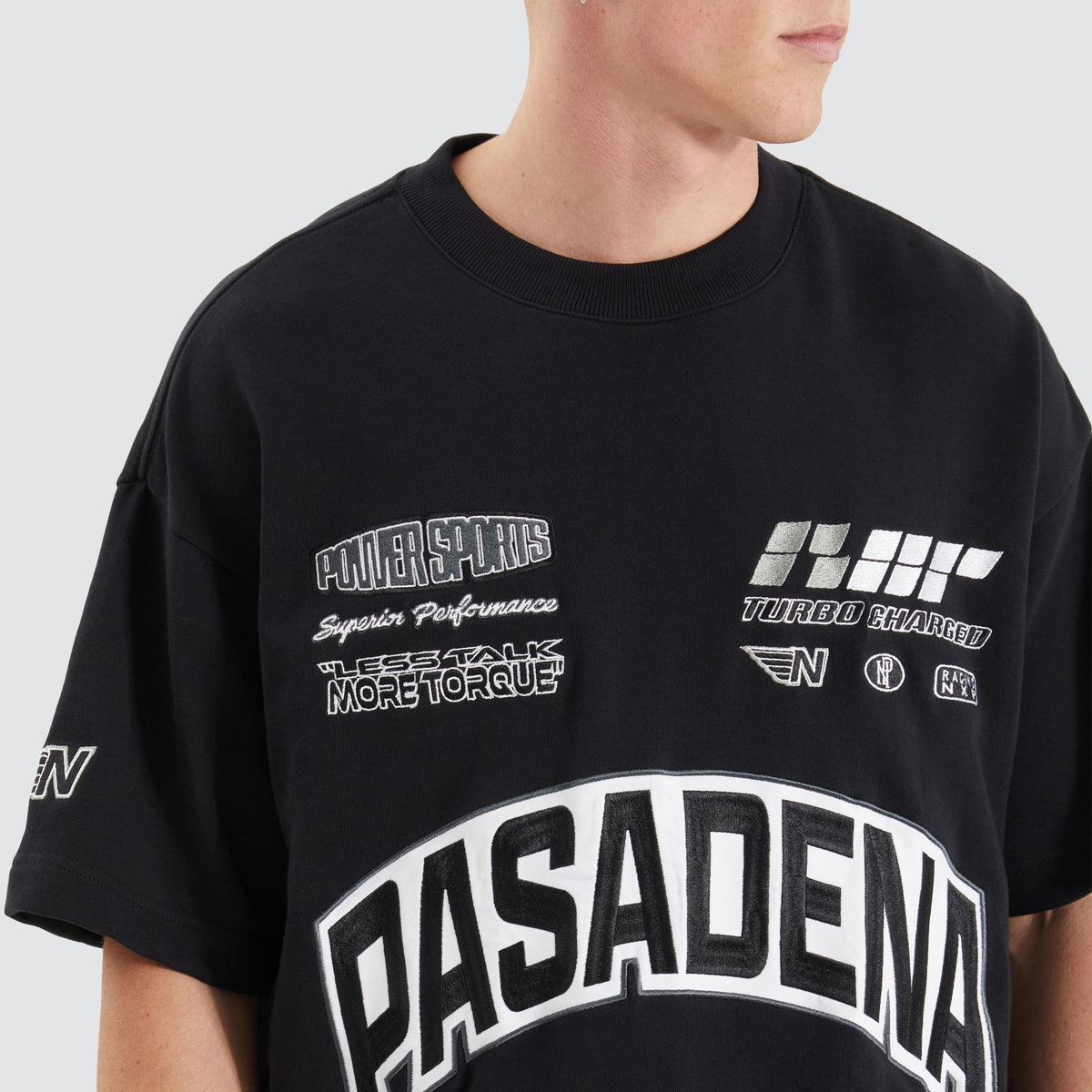 Torque Loopback Raptor Tee in Anthracite Black | NXP