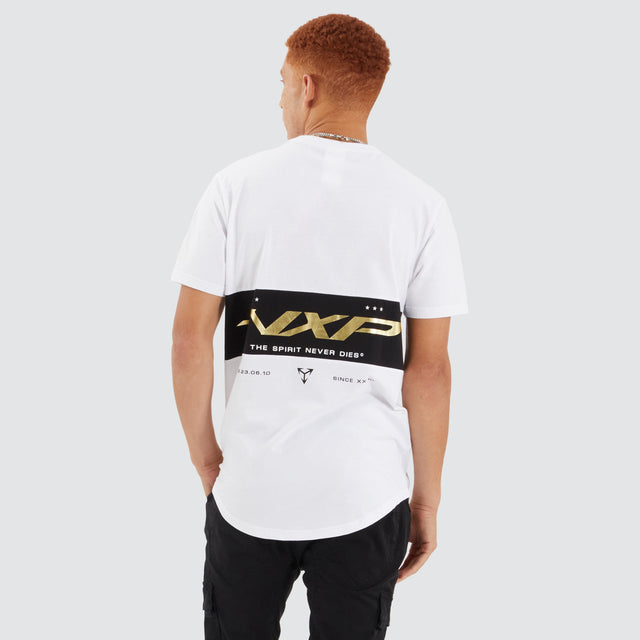 Tranquil Dual Curved Tee Optical White