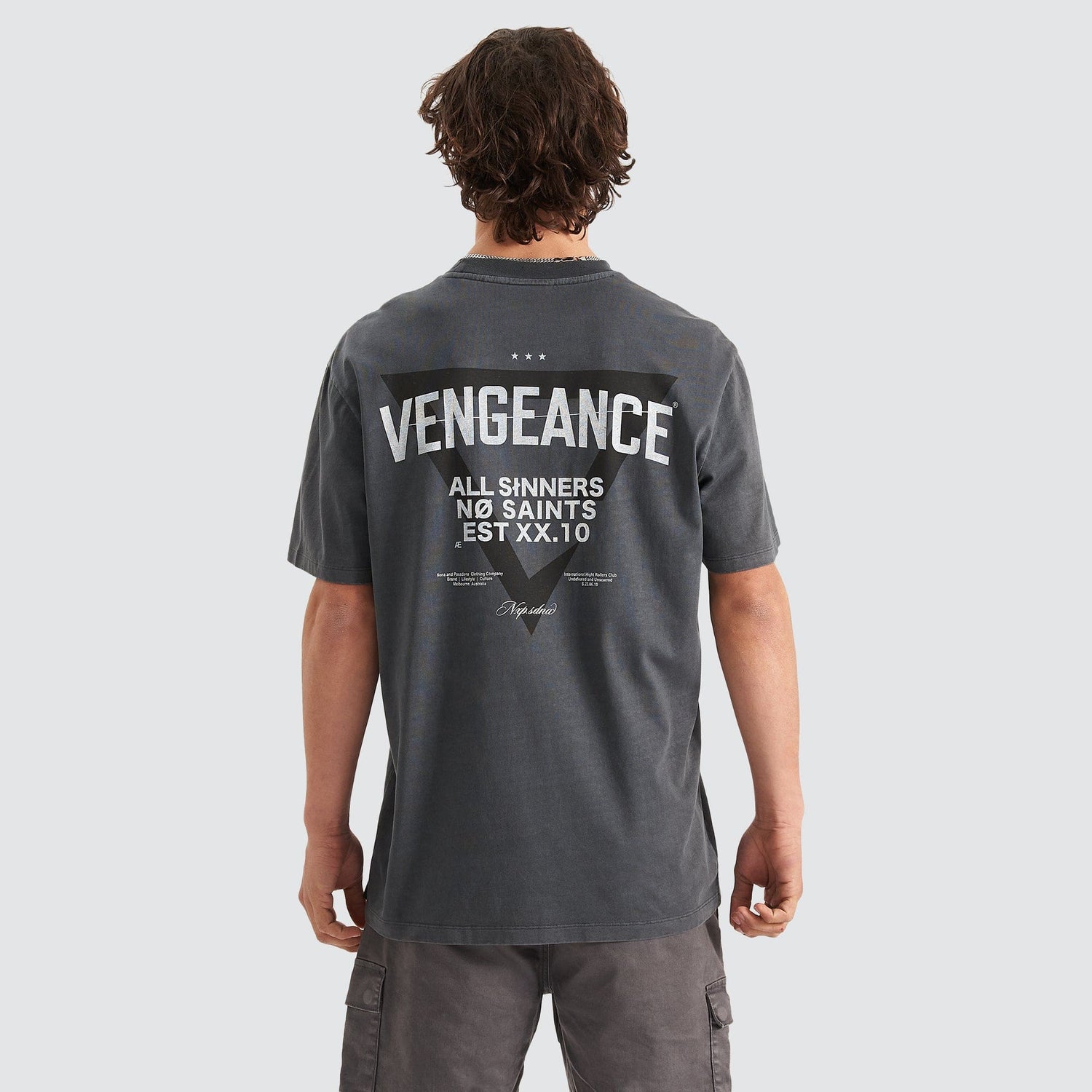 Vengeance Relaxed T-Shirt Pigment Asphalt