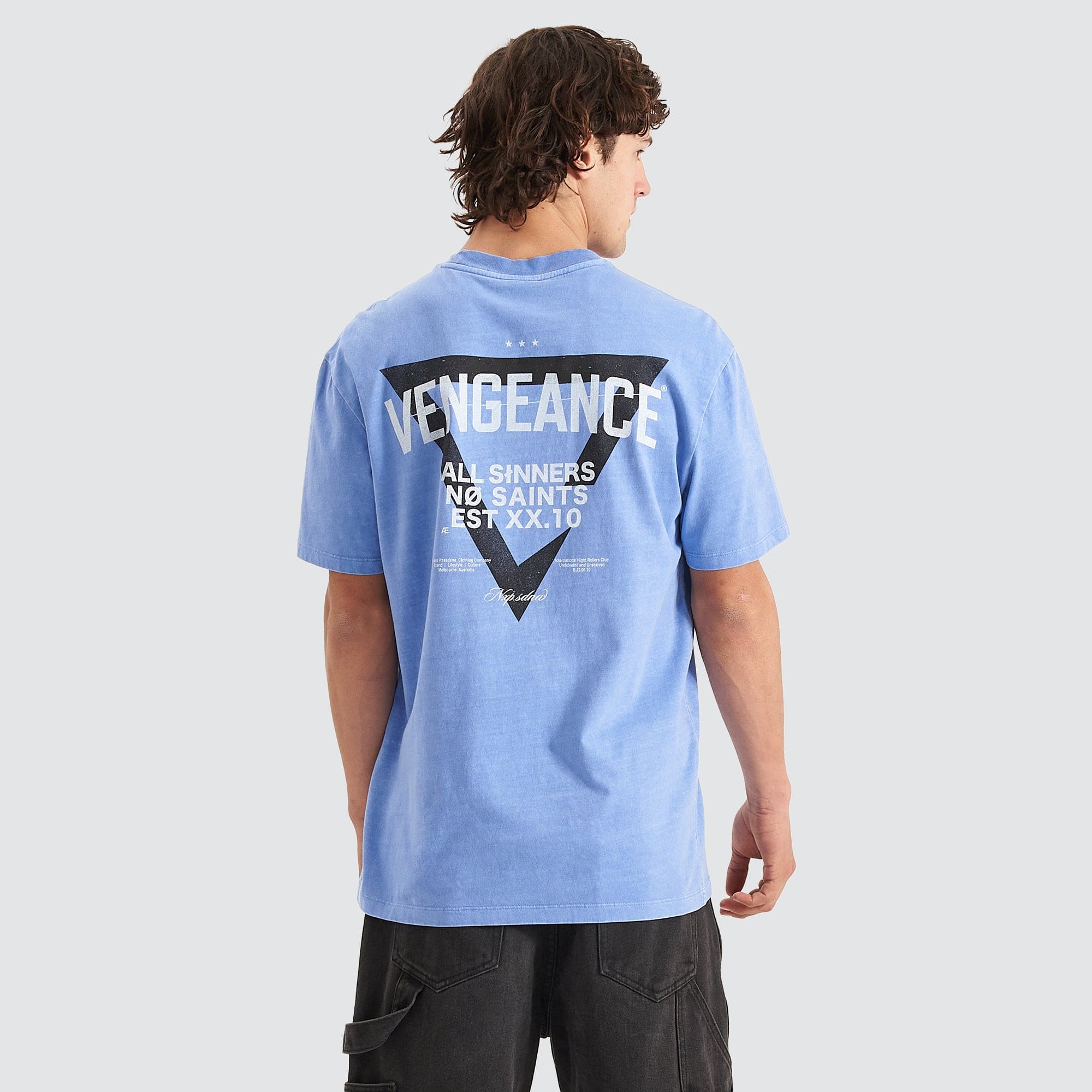 Vengeance Relaxed T-Shirt in Pigment Blue | Nena and Pasadena 