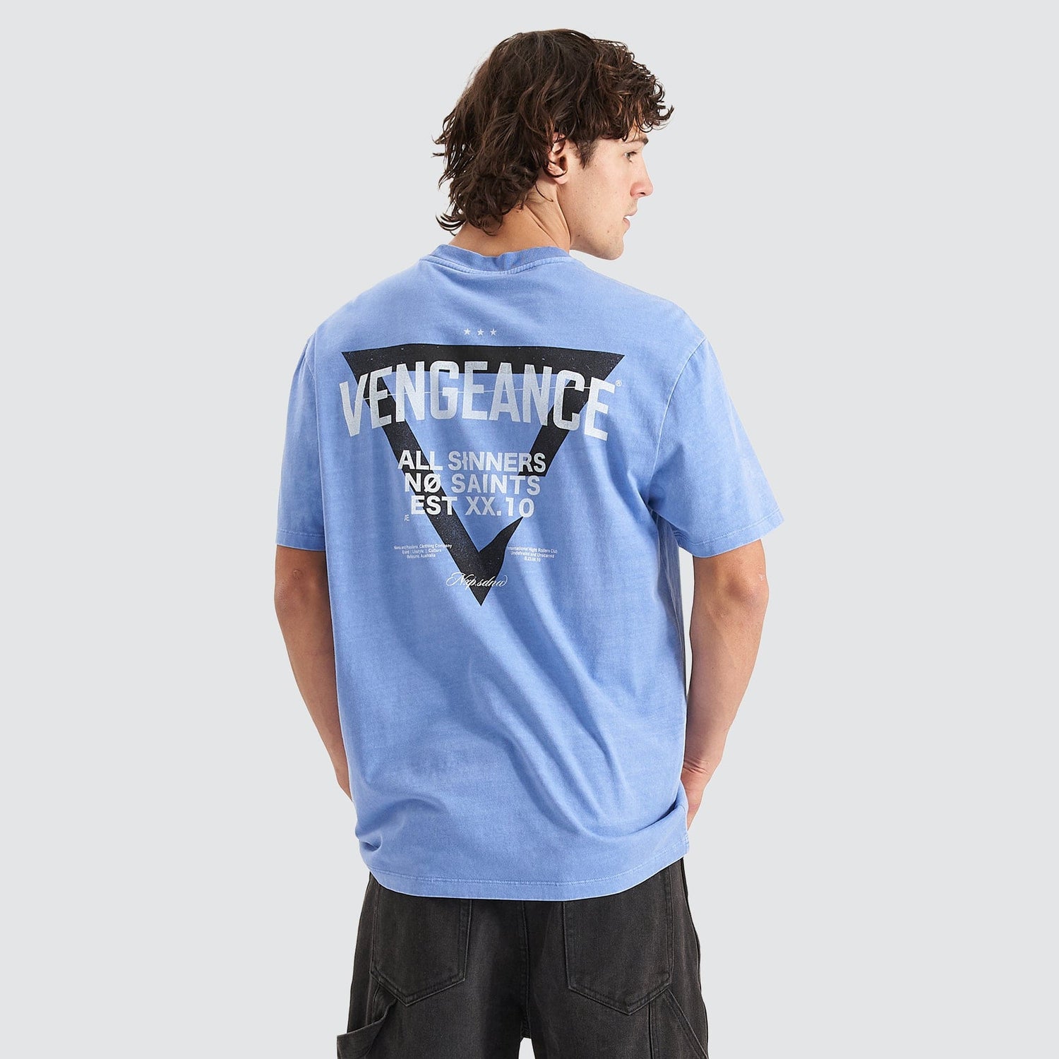 Vengeance Relaxed T-Shirt Pigment Blue