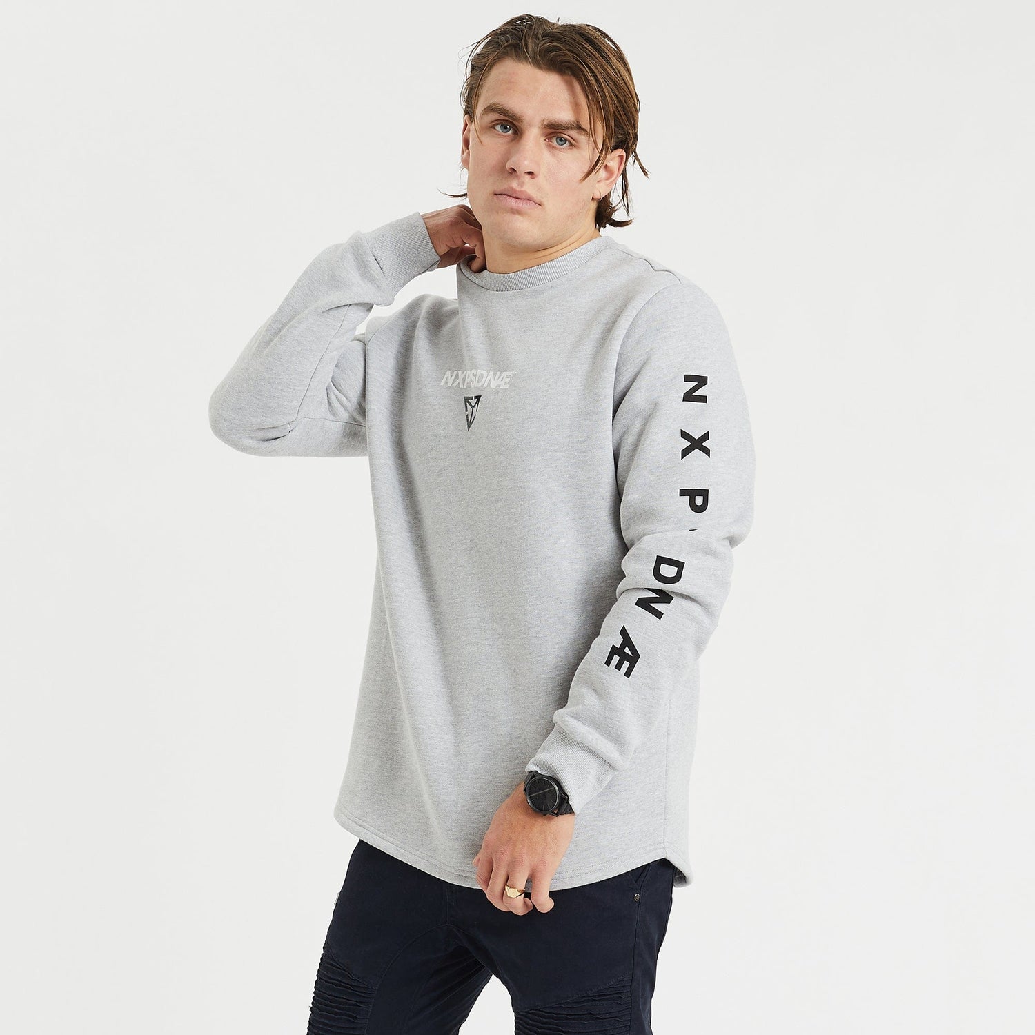 Westlake Dual Curved Jumper Grey Marle