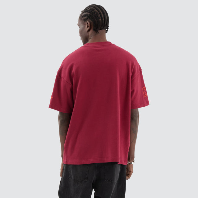 Wings Loopback Raptor Tee Maroon