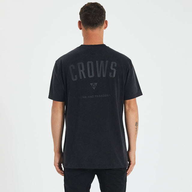 Adelaide Crows Relaxed Fit T-Shirt Mineral Black