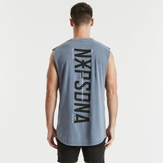 Applause Scoop Back Muscle Tee Pigment Folkstone Grey