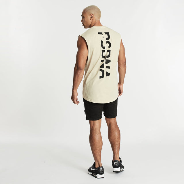 Autograph Scoop Back Muscle Tee Pigment Sand