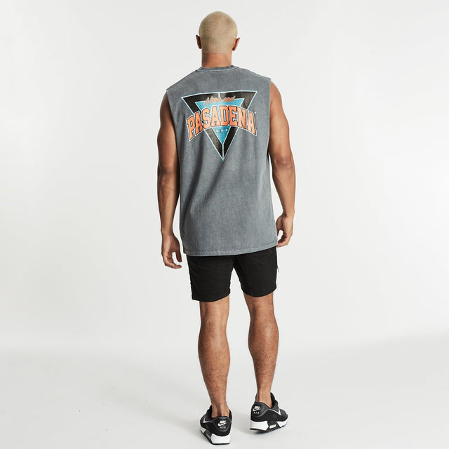 Aware Relaxed Muscle Tee Pigment Charcoal