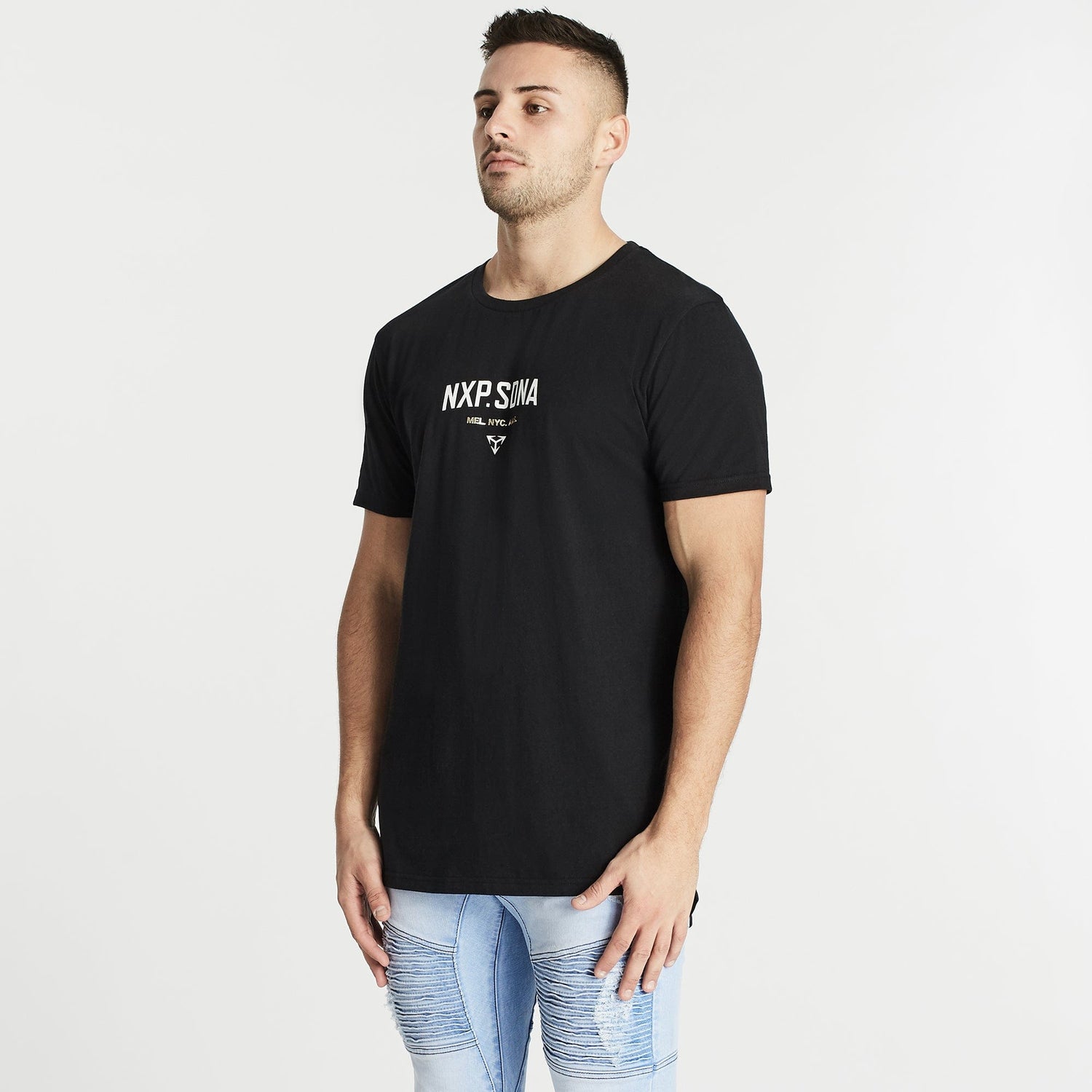 Bandit Cape Back T-Shirt Jet Black