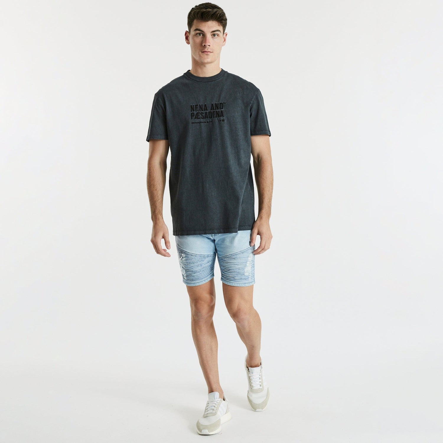 Blues Relaxed T-Shirt Pigment Black