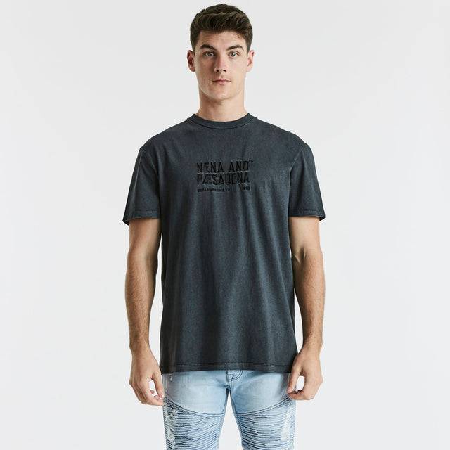 Blues Relaxed T-Shirt Pigment Black
