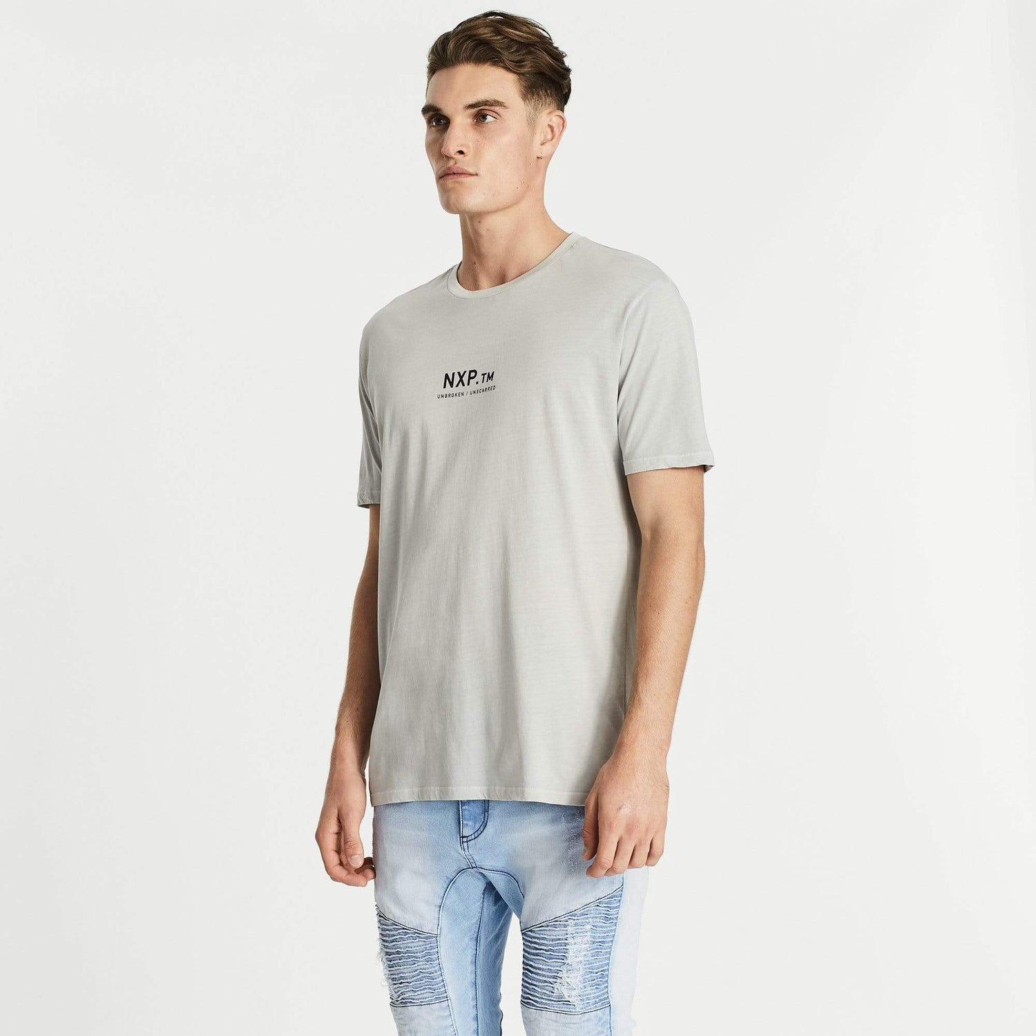 Brightest Step Hem T-Shirt Pigment Rock