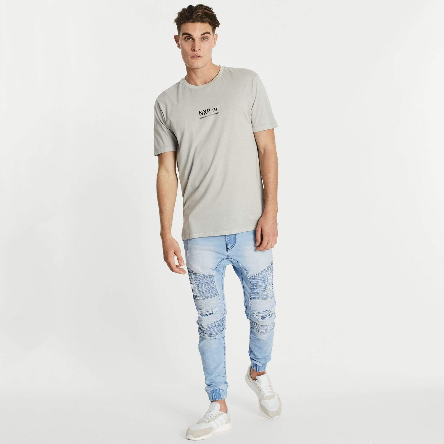 Brightest Step Hem T-Shirt Pigment Rock