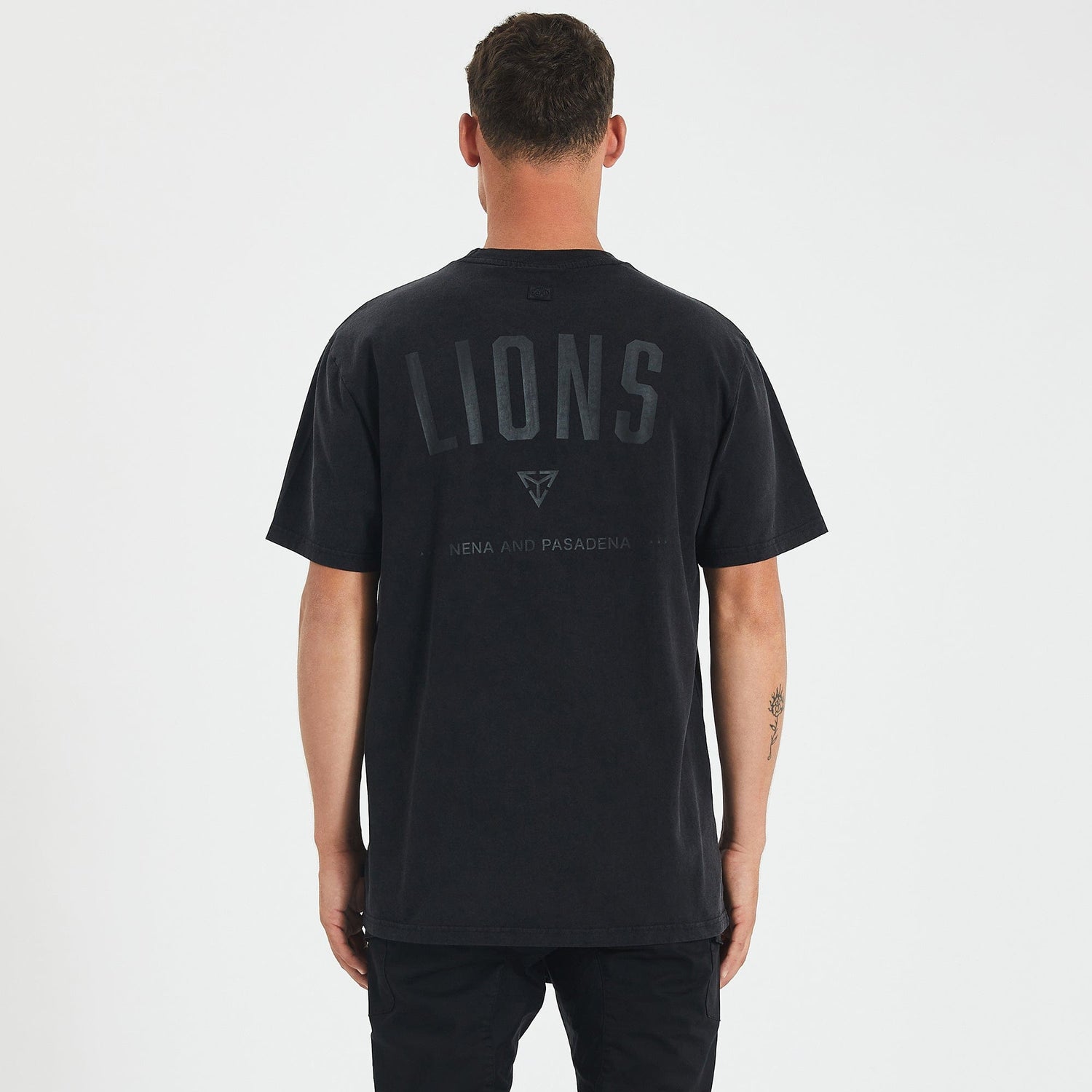 Brisbane Lions Relaxed Fit T-Shirt Mineral Black