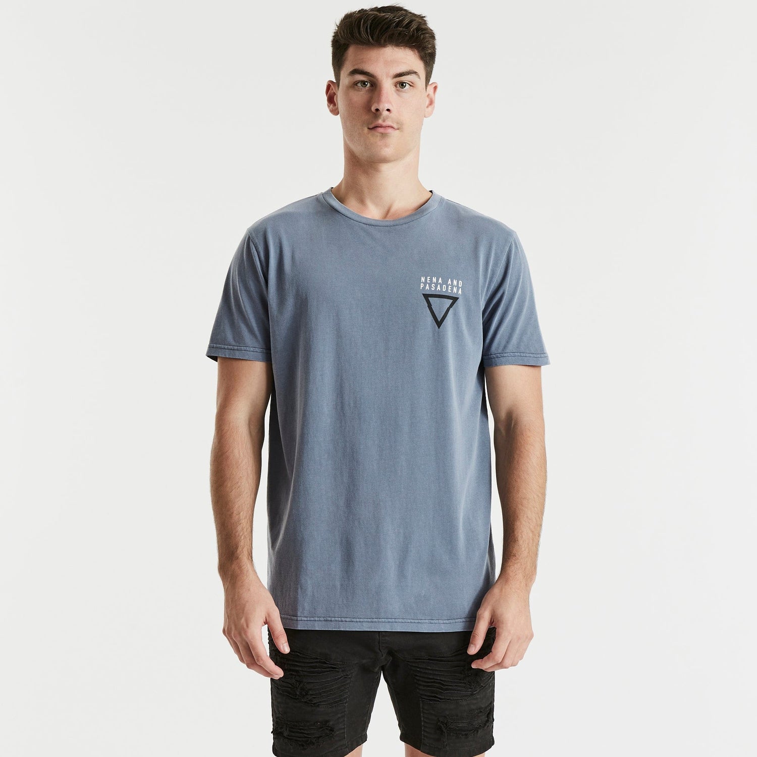 Broken Cape Back T-Shirt Pigment Folkstone Grey