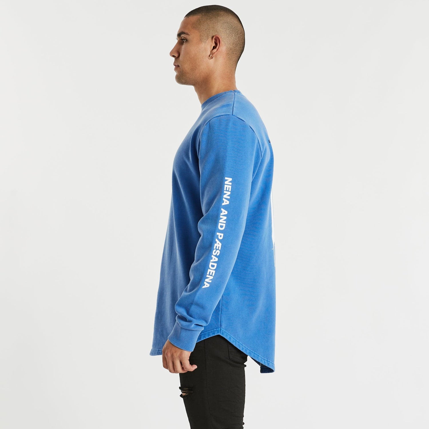 Brooklyn Dual Curved Jumper Pigment Palace Blue