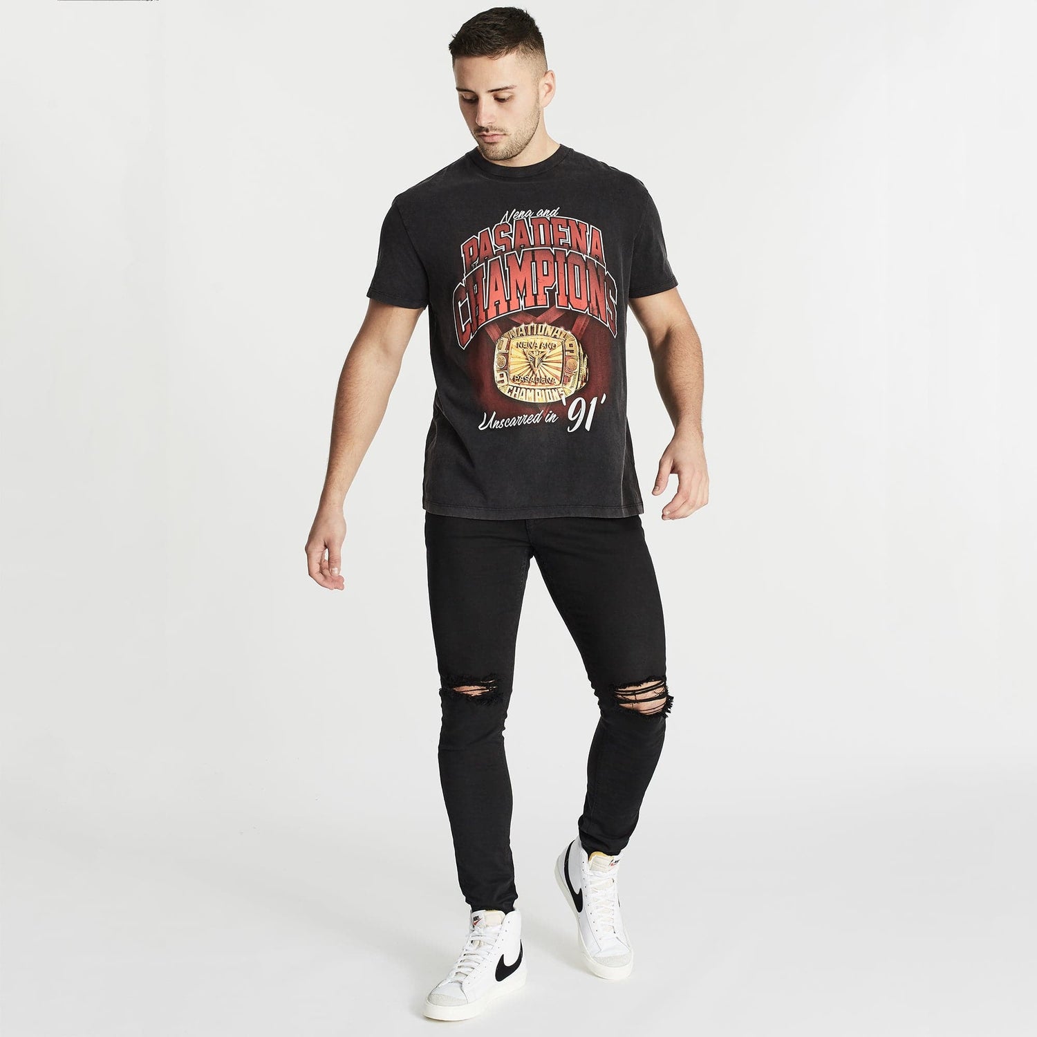 Champions Relaxed T-Shirt Mineral Black