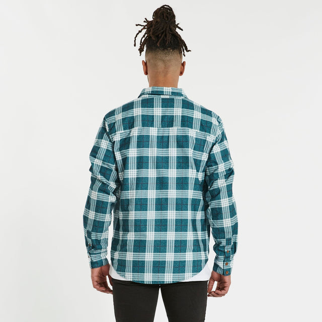 Charge Casual Long Sleeve Shirt Hydro Blue