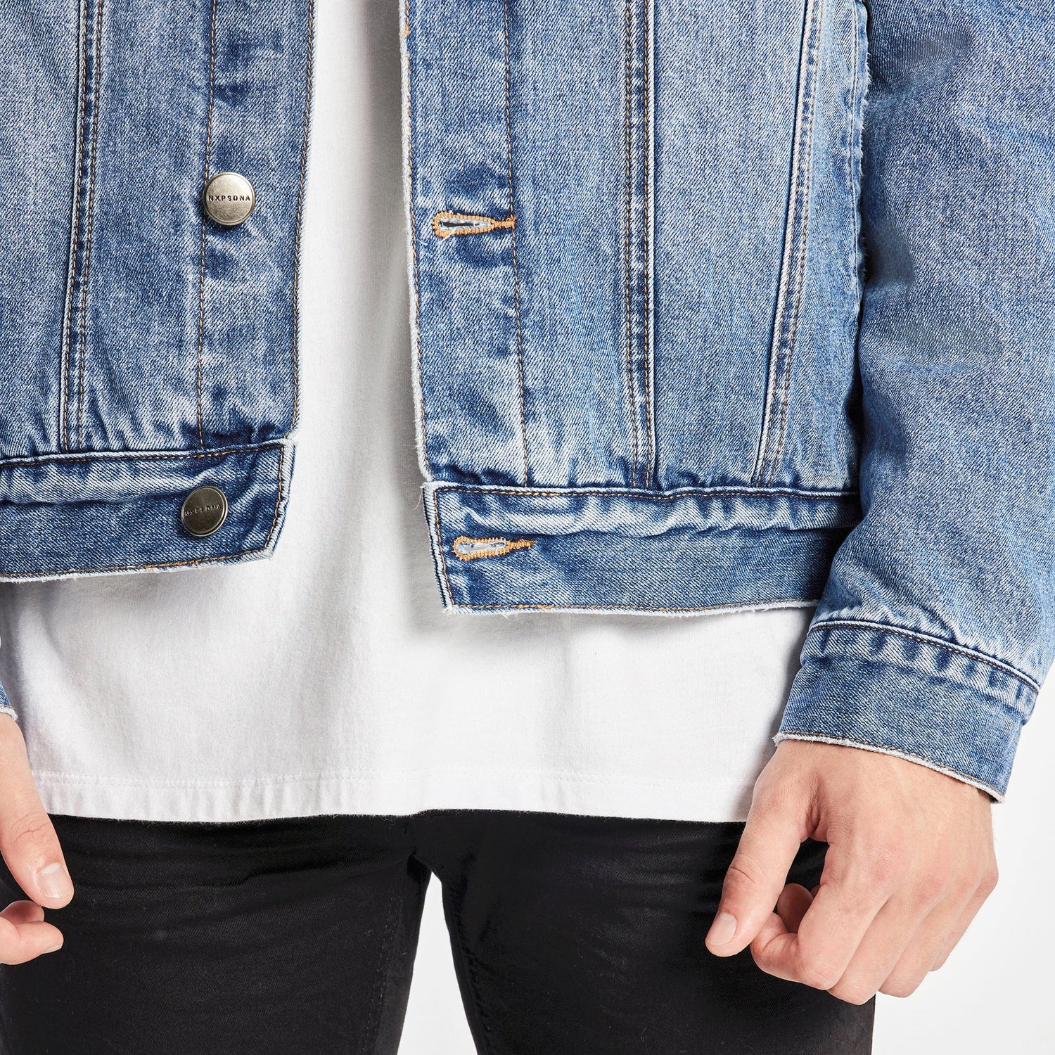 Chicago Trucker Jacket Michigan Blue