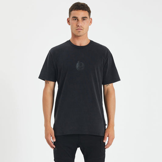 Collingwood Magpies Relaxed Fit T-Shirt Mineral Black
