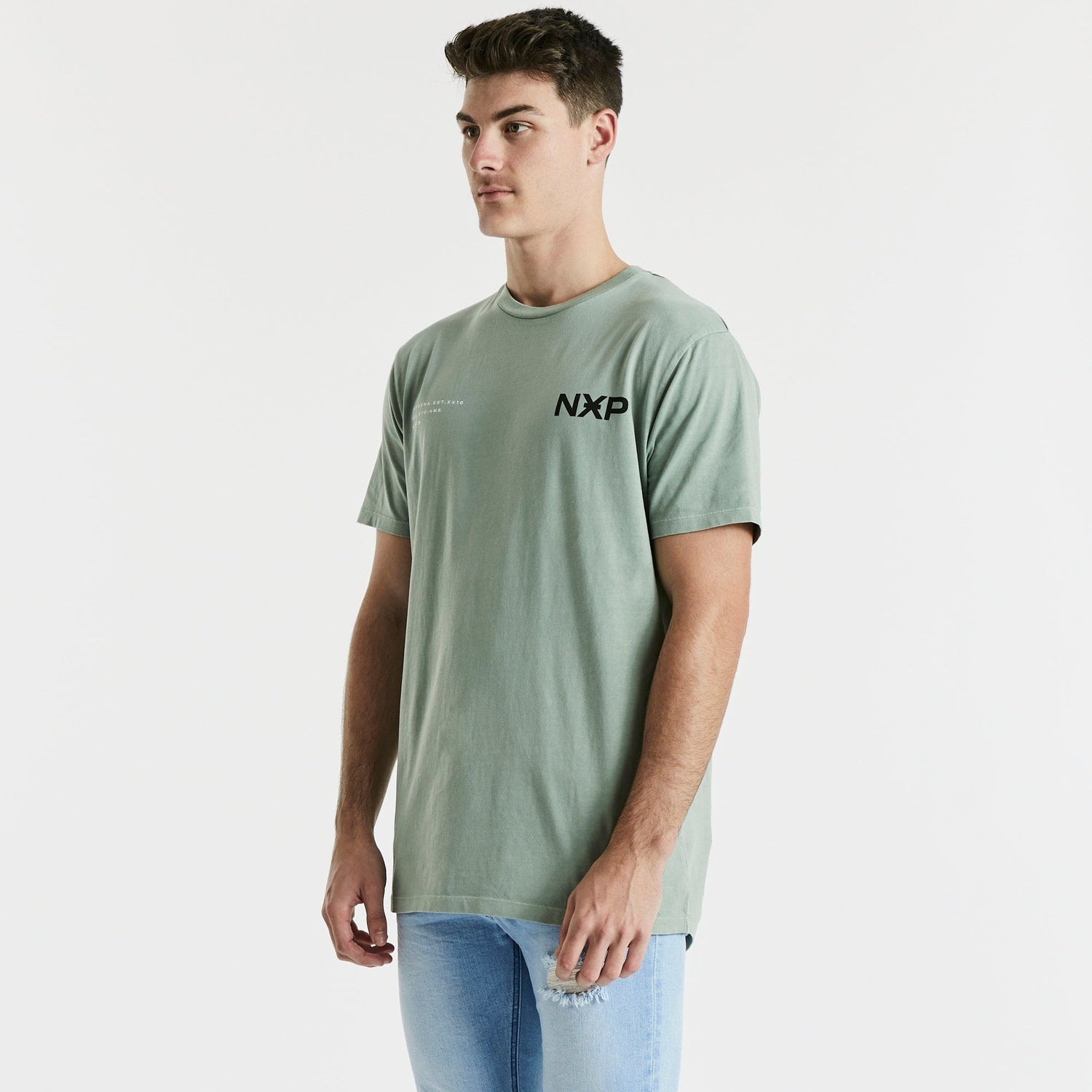 Dealer Scoop Back T-Shirt PIgment Sage