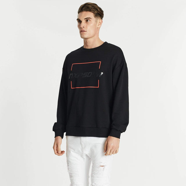 Decisions Relaxed Jumper Jet Black