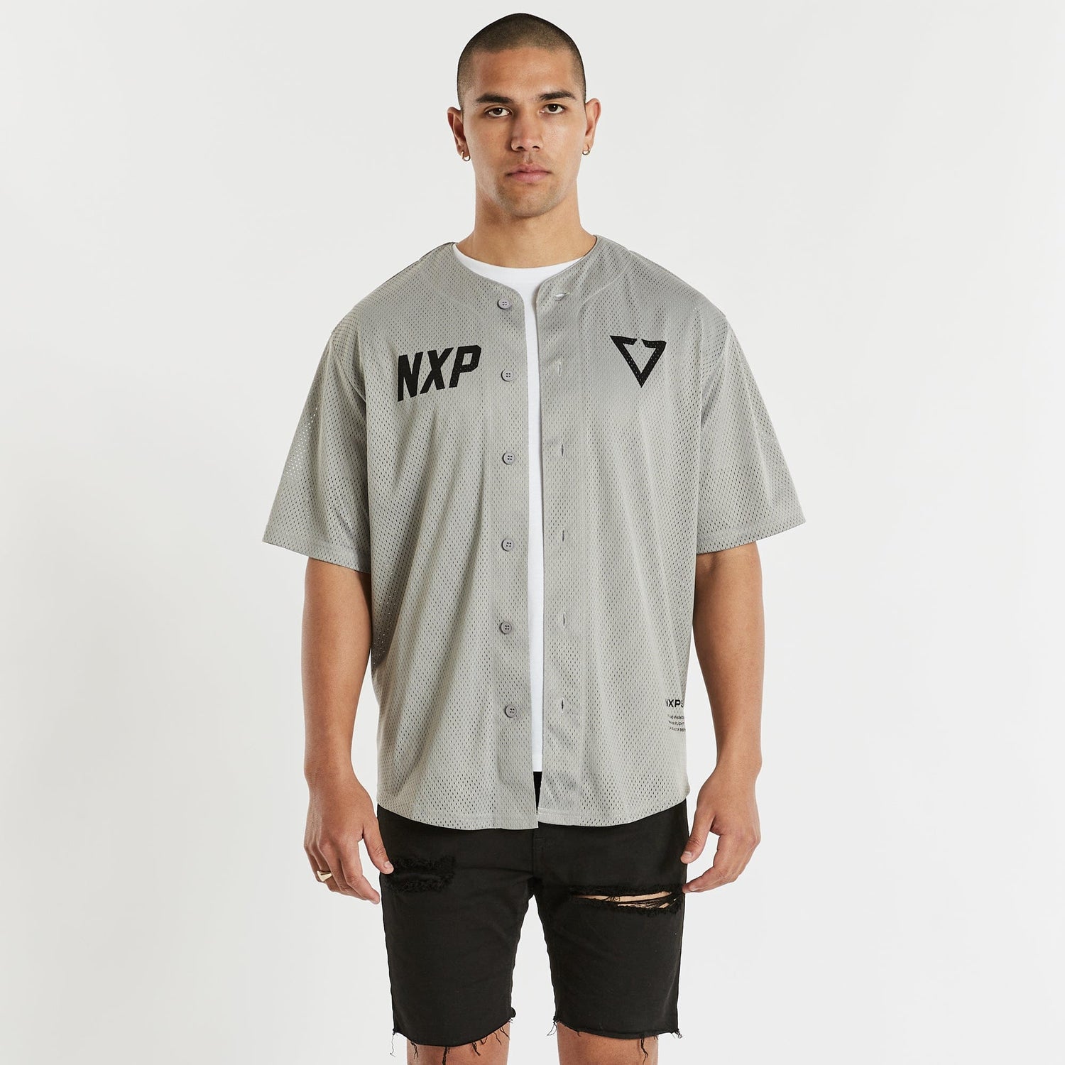 Diamond Baseball Shirt Pigment Ultimate Grey