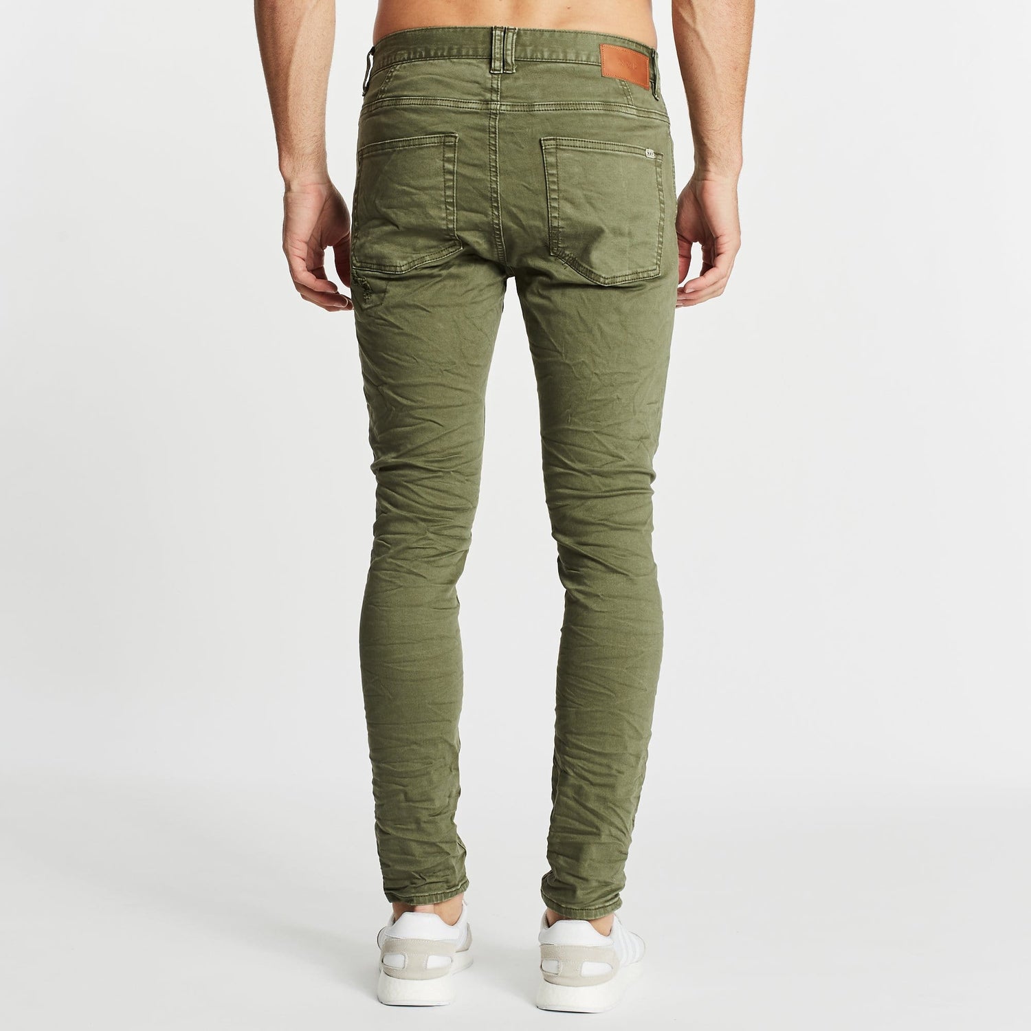 Doomsday Skinny Jeans Destroyed Khaki