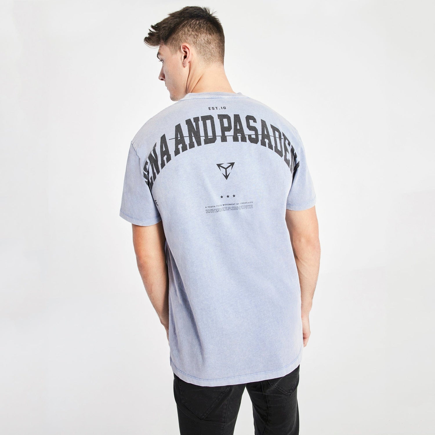 Ego Relaxed T-Shirt Mineral Blue