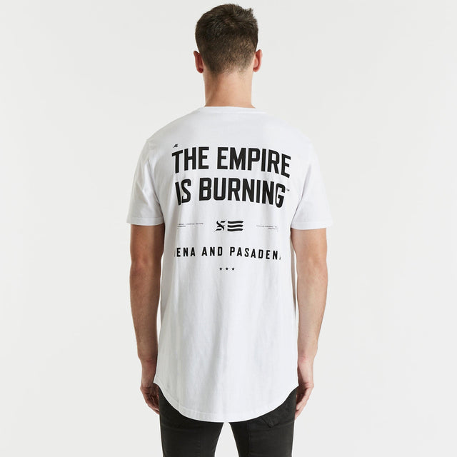 Empire Cape Back T-Shirt White