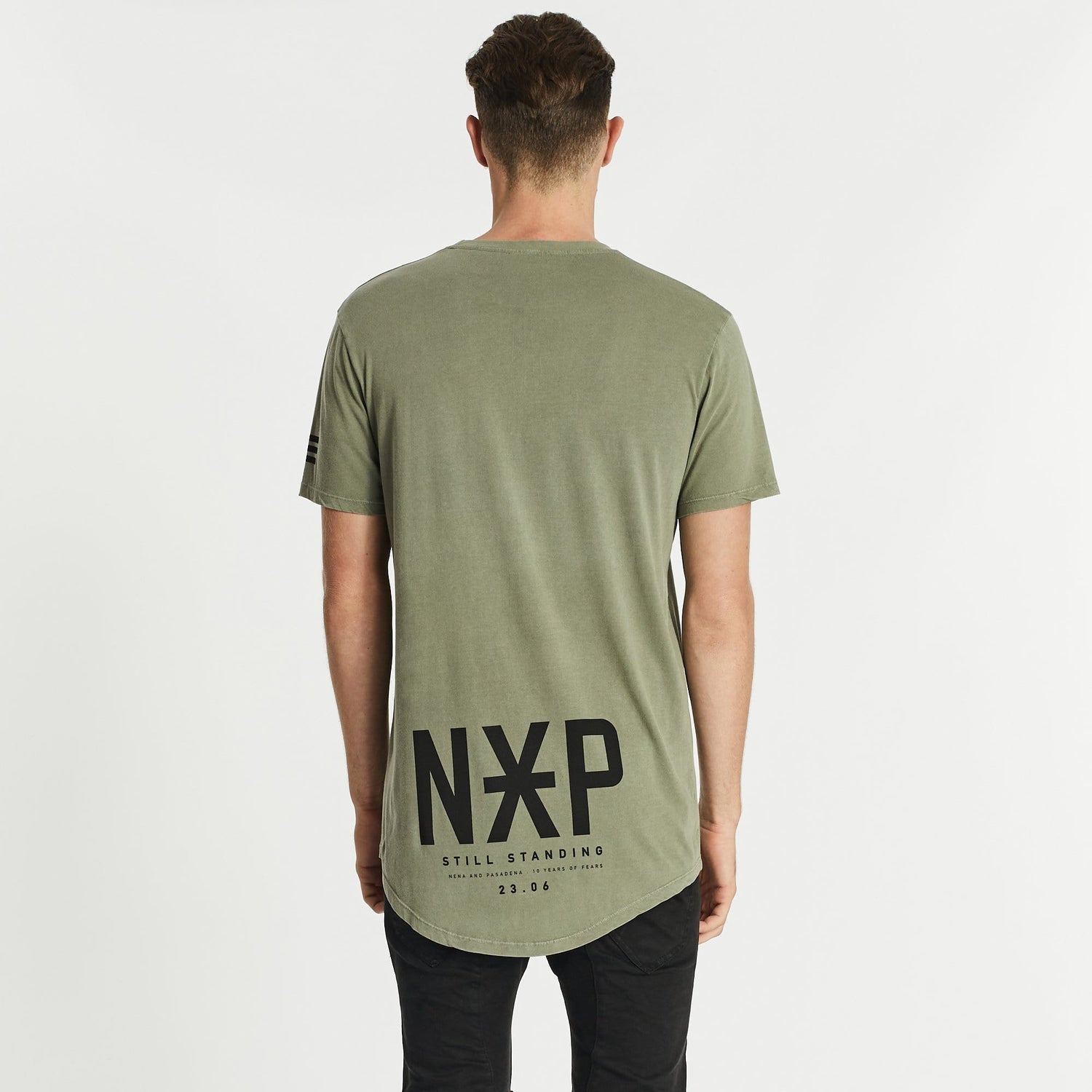Endurance Cape Back T-Shirt Pigment Khaki
