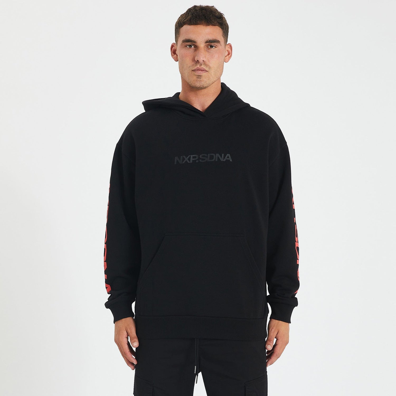 Essendon Bombers Relaxed Fit Hoodie Jet Black