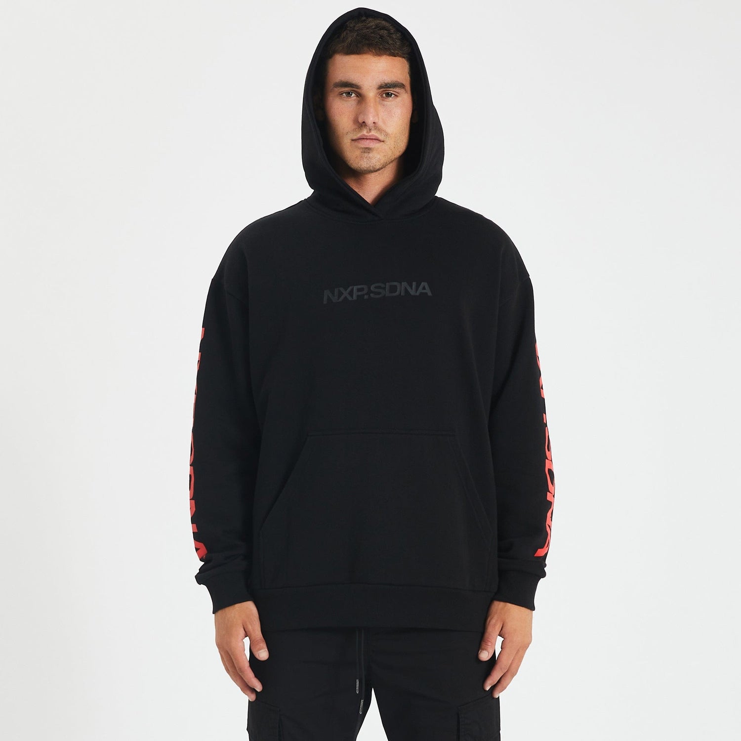 Essendon Bombers Relaxed Fit Hoodie Jet Black