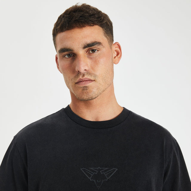 Essendon Bombers Relaxed Fit T-Shirt Mineral Black
