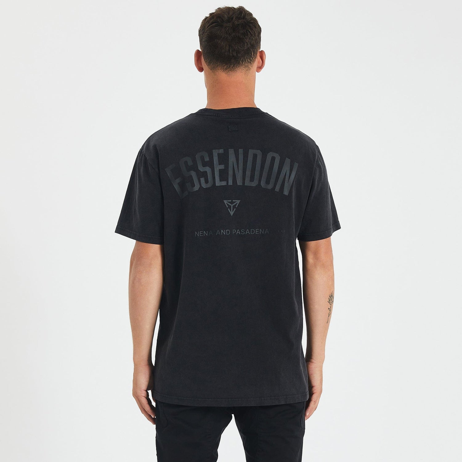 Essendon Bombers Relaxed Fit T-Shirt Mineral Black