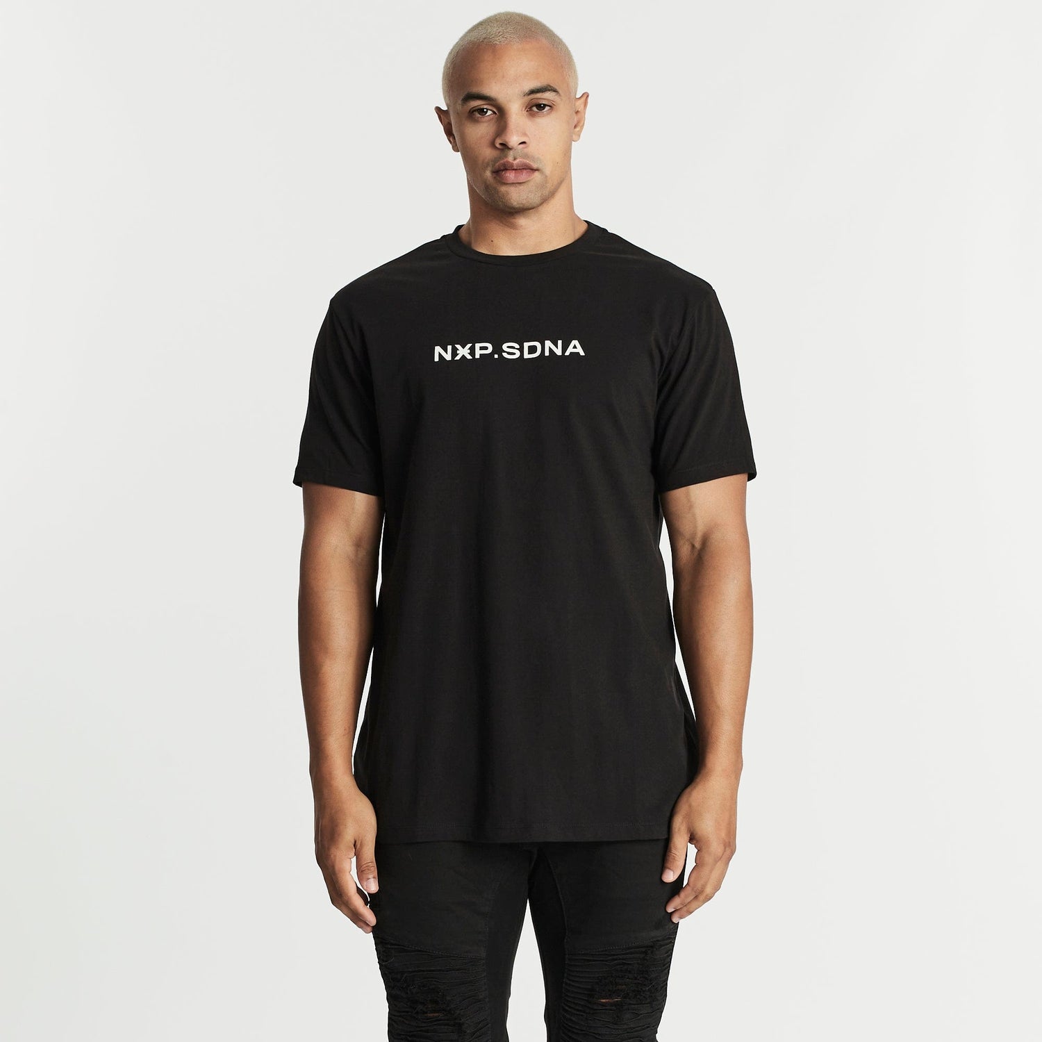 False Claims Cape Back T-Shirt Jet Black