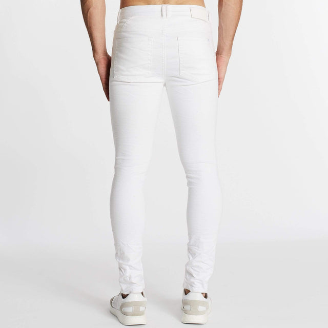 Flynn Skinny Fit Jeans Destroyed White