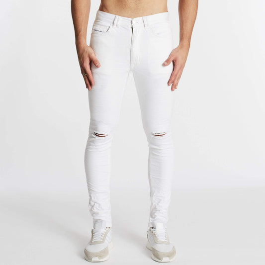 Flynn Skinny Fit Jeans Destroyed White