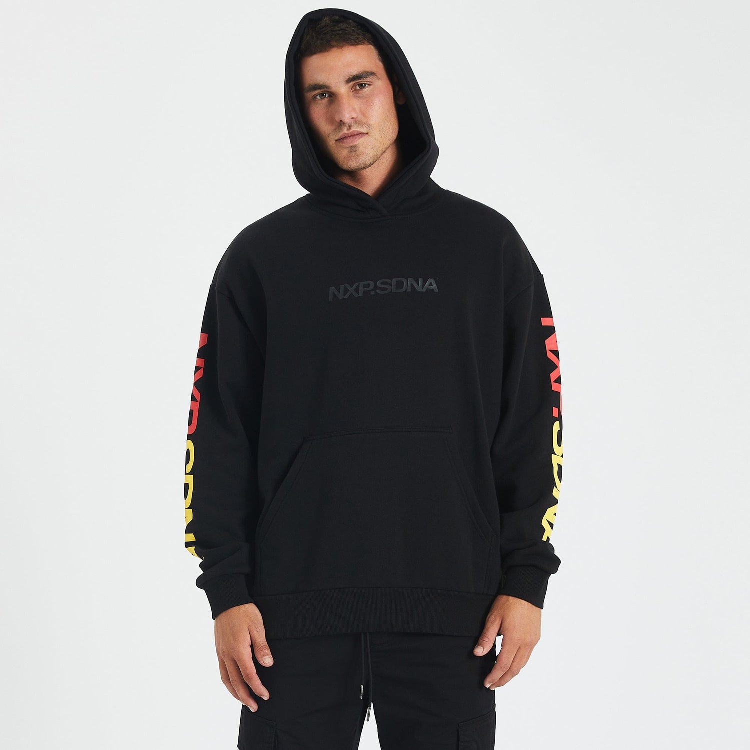 Gold Coast Suns Relaxed Fit Hoodie Jet Black