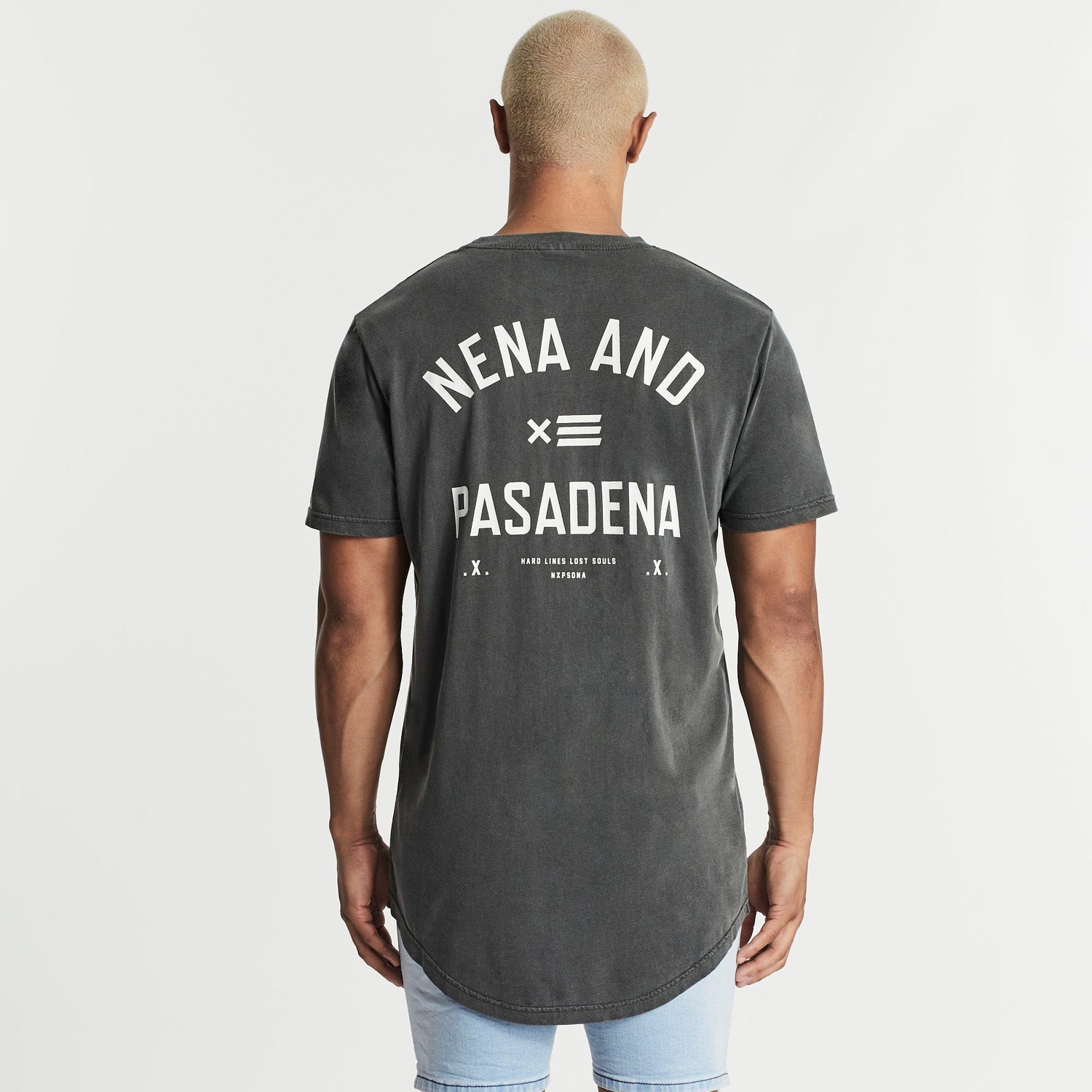 Ground Control Cape Back T-Shirt Pigment Asphalt