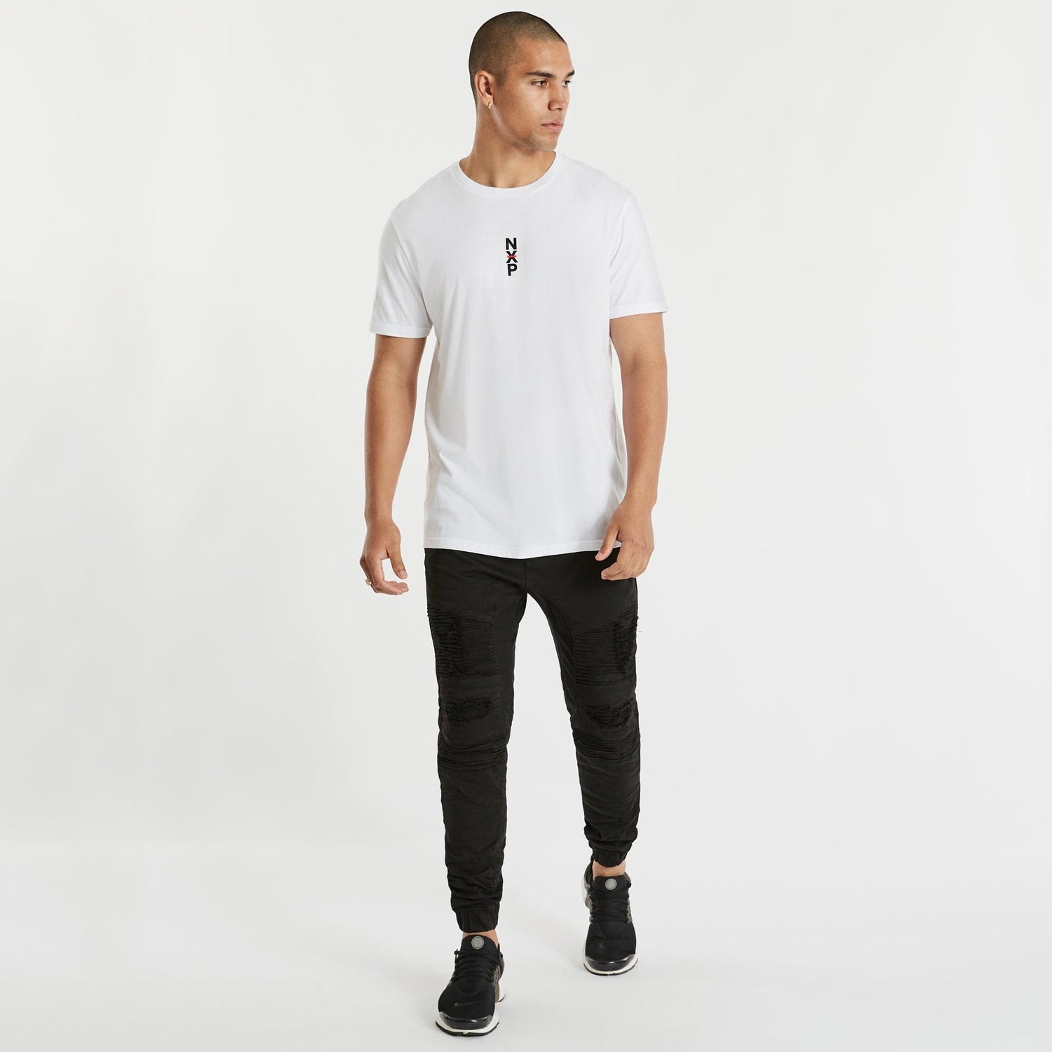 Hologram Cape Back T-Shirt White