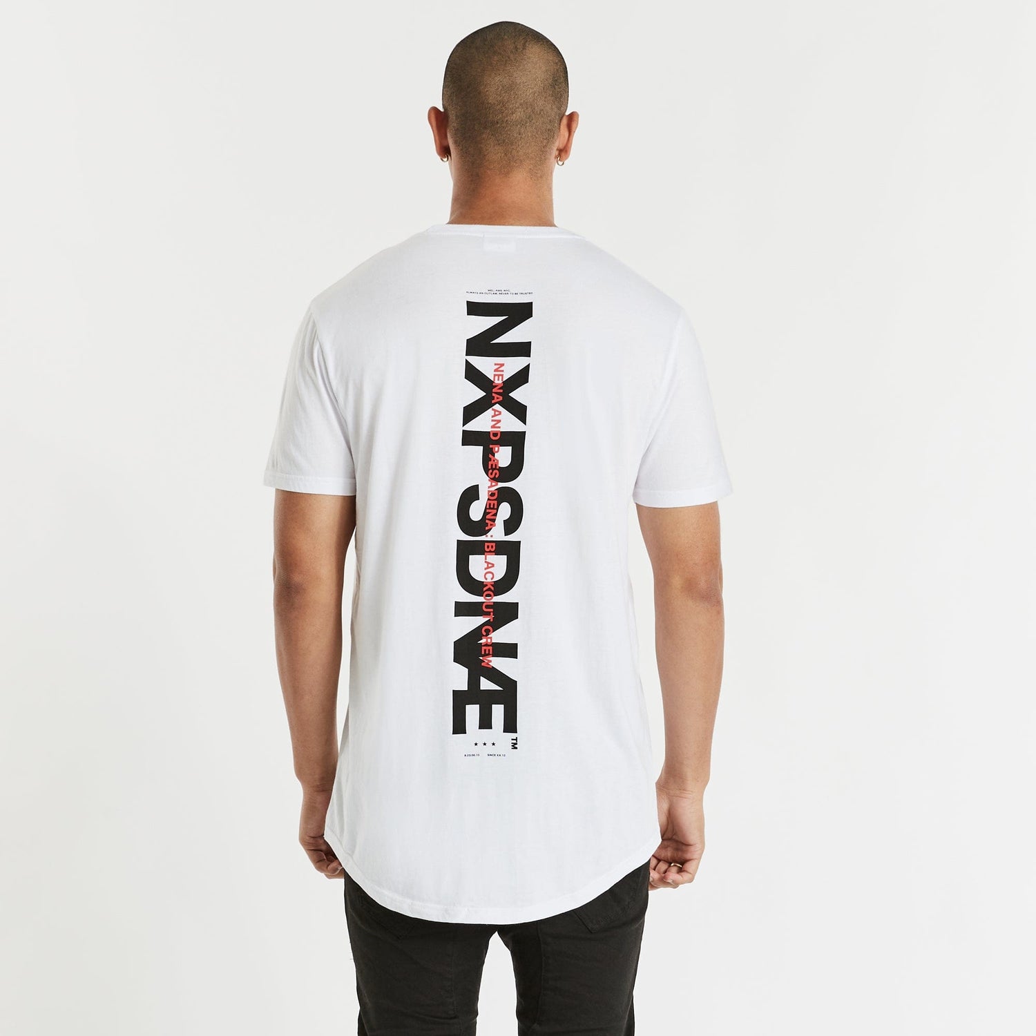 Hologram Cape Back T-Shirt White
