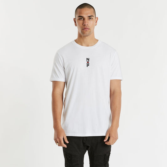 Hologram Cape Back T-Shirt White
