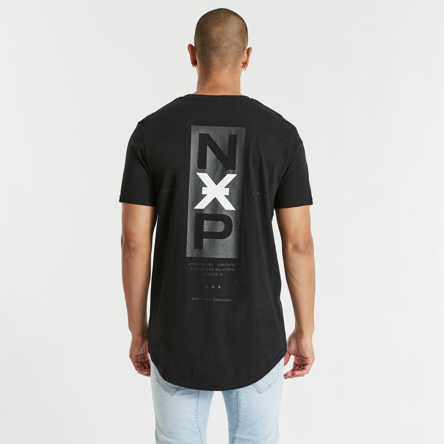 Hurricane Cape Back T-Shirt Jet Black
