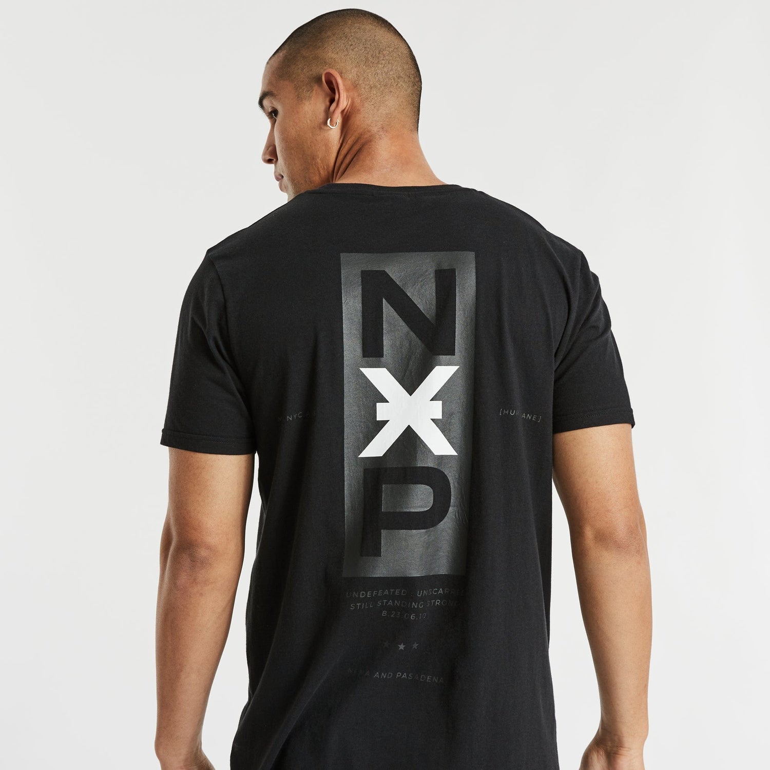 Hurricane Cape Back T-Shirt Jet Black