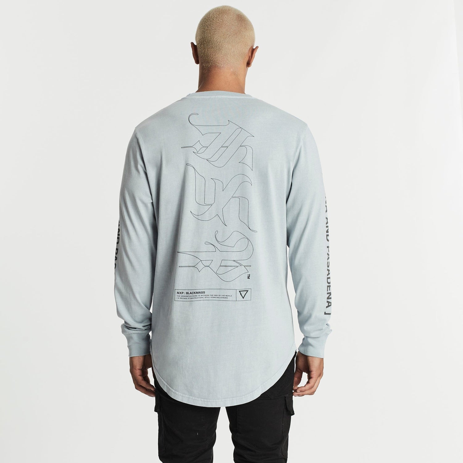 Immune Cape Back Long Sleeve T-Shirt Pigment Quarry