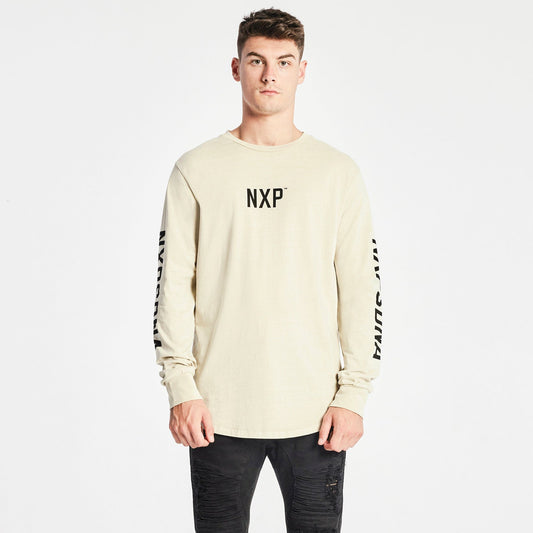Integrity Cape Back Long Sleeve T-Shirt Pigment Sand