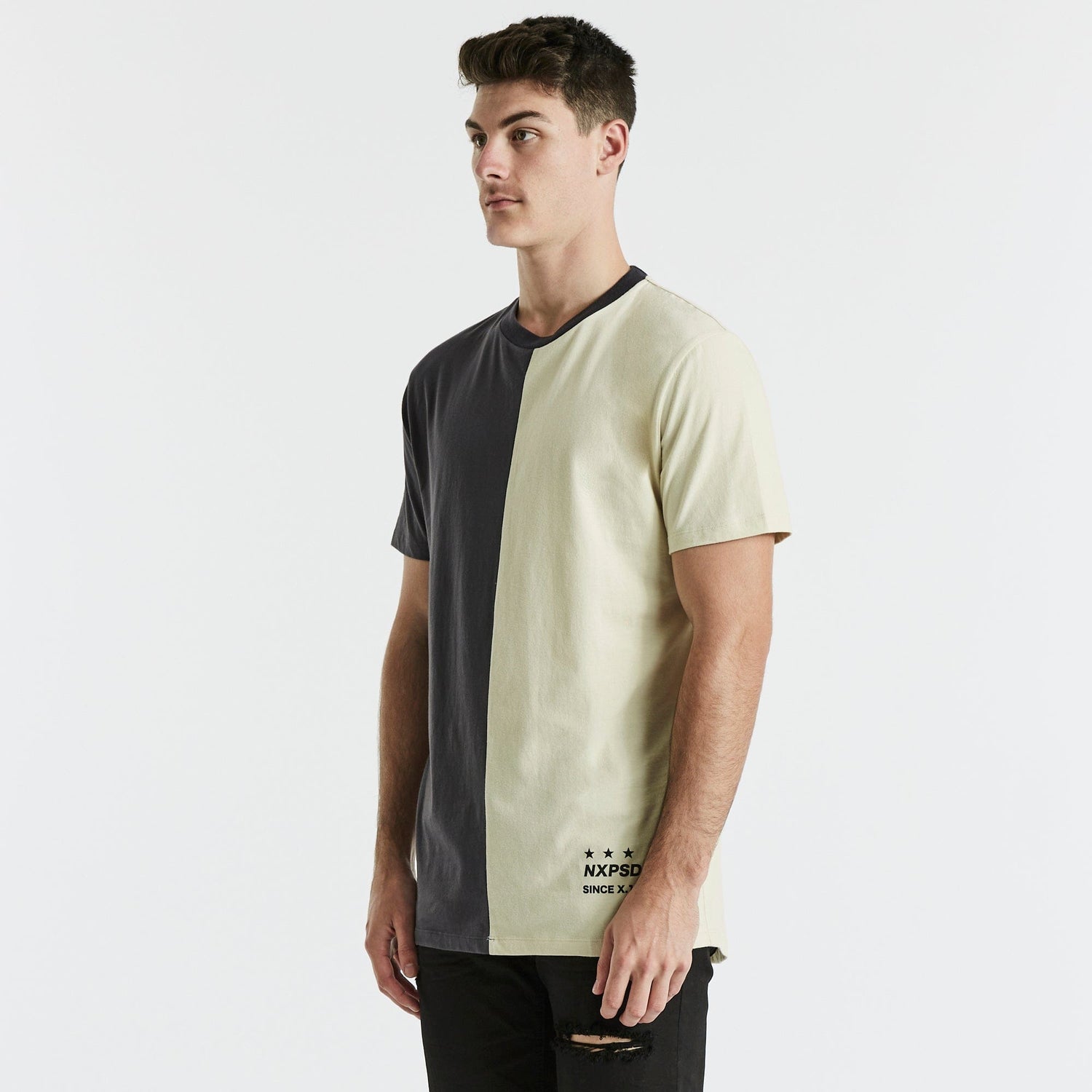 Joker Scoop Back T-Shirt Asphalt/Sand