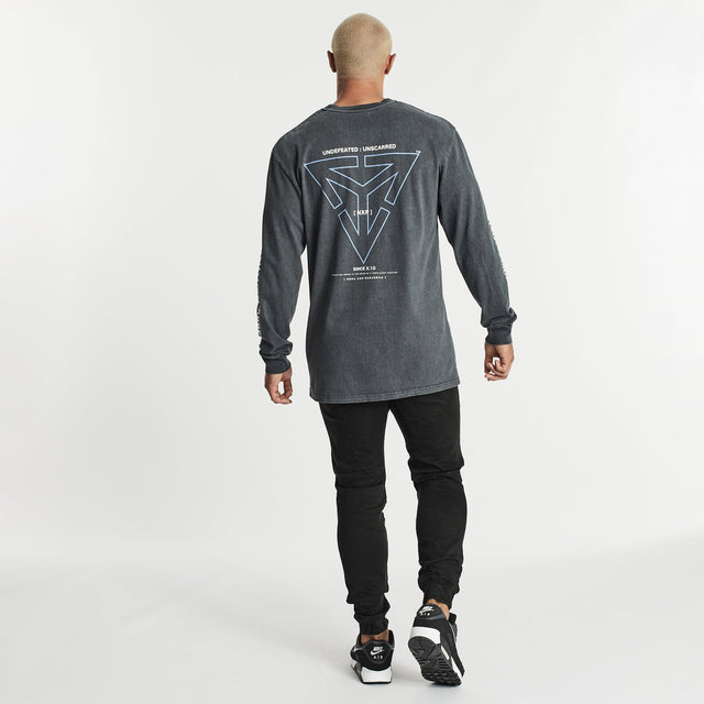 Lasers Relaxed Long Sleeve T-Shirt Pigment Asphalt