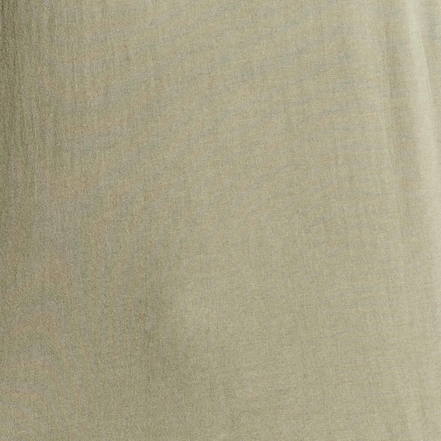 Lost Souls Dual Curved Long Sleeve T-Shirt Pigment Khaki
